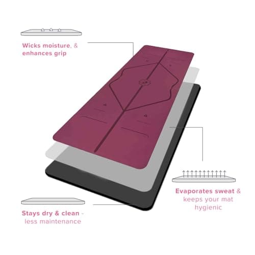 Liforme Yoga Mat – The Best Eco-Friendly Non-Slip Yoga Mat with Unique and Original Alignment System – Biodegradable Yoga Mat - Image 7