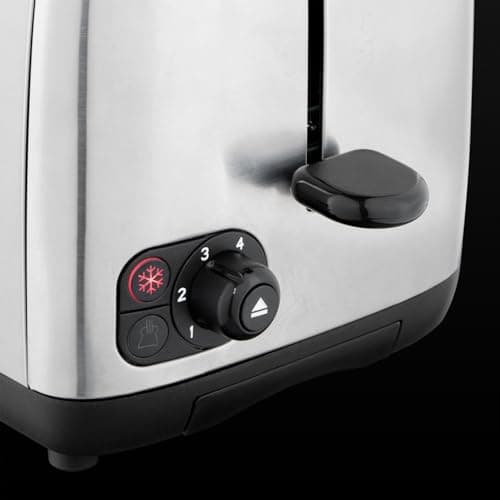 Russell Hobbs Toaster for 2 Slices Adventure Stainless Steel (2 Extra Large Slots, 6 Levels of Fast Burning, Raising & Control, Thaws, Bakery Warmer, 850W) Toaster 24080-56 - Image 4