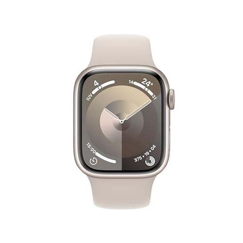 Apple Watch Series 9 (GPS + Cellular, 41mm) Star Light Aluminum Case with Stellar Light Strap, S/M (Refurbished) - Image 3
