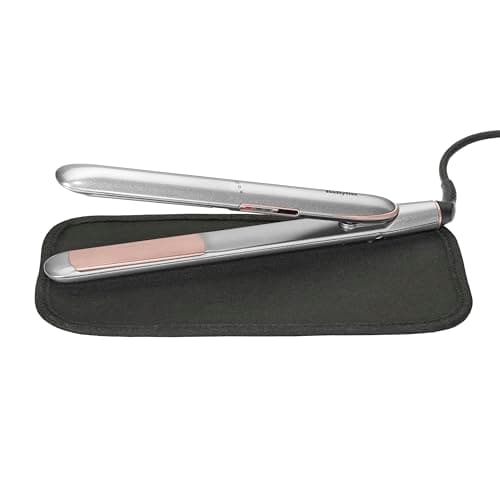 BaByliss Lisseur cheveux Cosmos – NOUVEAUTÉ 2025, Technologie céramique, 3 réglages de température 180–235°C, Multi-voltage, Argenté, ST260E - Image 5