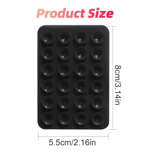 Silicone Suction Cup Cell Phone Holder, Adhesive Back, Strong Grip, Hands Free Stand for Selfies, Mobile Power, Selfies and Videos - Image 6