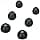 kwmobile 6 x Replacement Silicone Eartips for Sony WF-C500 Headphone/WI-C200 Headset Black - Image 6