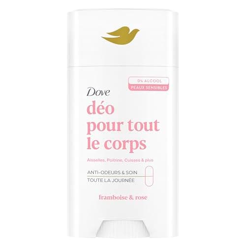 Dove - Deodorant for the whole body - Stick- Raspberry & Rose - Anti Odors and White Traces 72h - Designed for Sensitive Skin - 75ml - Image 4