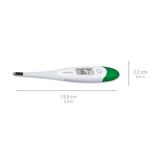 medisana TM 700 Digital Medical Thermometer, Fever Alarm Thermometer, Water Resistant, Fast & Accurate Thermometer with Practical Memory Function for Babies, Children and Adults - Image 4