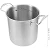 Cabilock Marmite à Soupe Acier Inoxydable Cocotte pour Friture et Cuisson Casserole avec Double Poignée Compatible Gaz et Induction Usage Domestique et Professionnel - Image 3
