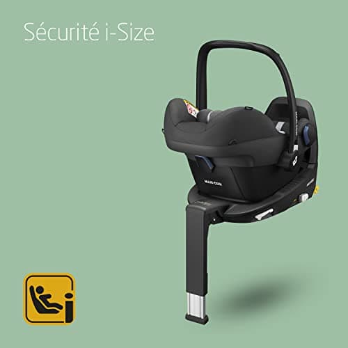 Maxi-Cosi Pebble Pro i-Size, Baby Car Seat, Newborn Baby Car Seat, Newborn to Approximately 12 Months, 45 to 75 cm, Essential Black - Image 3