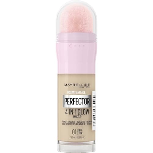 Maybelline New York 4-in-1 Illuminating Complexion Perfector - Base/Concealer/BB Cream/Highlighter - Instant Glow Perfector 4-in-1 Foundation - Shade : Light (01) - 20 ml - Image 2