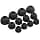 Okuli 12 x Silicone Earbuds for Sennheiser Momentum 1, 2, 3 Headphones Earphones in Black - Image 2