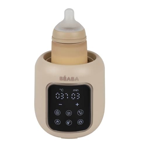 BÉABA, Baby Bottle Warmer/Sterilizer, Breast Milk Heater, Multi-Functions: 5 Modes, Bain-Marie, Heater Small Pots, Defrosting, Quick Mode, Sterilisation Mode, Multi Milk, Clay - Image 2