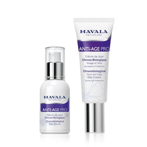 Duo Crème de Jour & Sérum de Jour Anti-Âge Pro - Soin Visage & Yeux - Routine Jeunesse Complète - Image 3