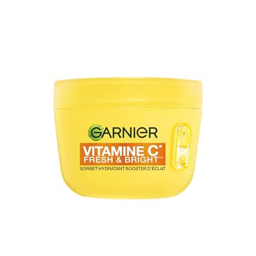 GARNIER - SkinActive Vitamine C - Crème Sorbet Hydratante Boost d'Eclat Fresh et Bright - Crème Hydratante et Anti-Taches - Unifie et Illumine le Teint - Tous Types de Peaux - 85 ml - Image 2