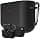 Geekria Silicone Case Compatible with Sony WF-1000XM3 Wireless Earbuds, Protective Case with Keychain Hook, Accessible Charging Port (Black) - Image 2