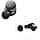 kwmobile 8 x Replacement Silicone Eartips for Sennheiser Momentum True Wireless 4 Black - Image 3