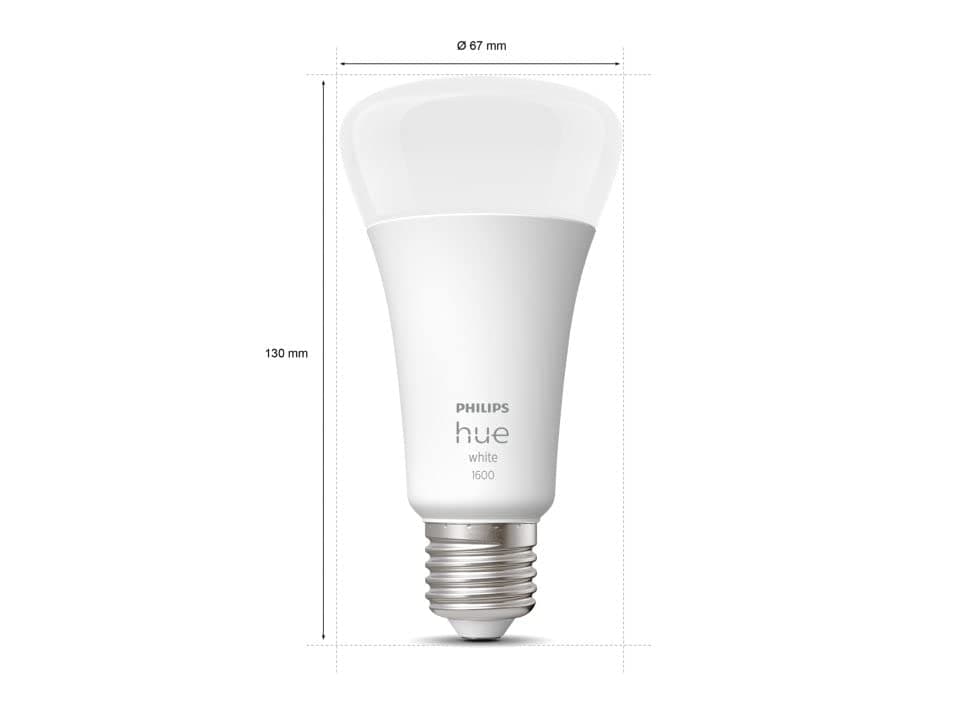 Philips Hue White E27 100W Smart LED Light Bulb 1600 Lumen Bluetooth Enabled Works with Alexa, Google Assistant and Apple Homekit - Image 5