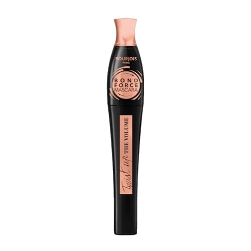 Bourjois Twist Up The Volume Bond Force, Noir, Mascara, Apporte instantanément volume et longueur, Cils plus épais et plus forts, Brosse 2-en-1 transformable, 8 ml - Image 2