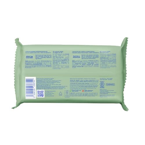 Mustela Scented Compostable Changing Cloths, 100% Plant Fibres Lyocell, Body and Makeup, Baby and Family - 99.5% Natural Ingredients (60 Pcs) - Image 3
