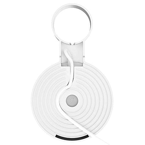 Baaletc Outlet Wall Hanger for Google Home Mini/Google Nest Mini (2nd Gen) Voice Assistants, Wall Mount Stand Holder for Home Voice Assistants, Cable Cover for Home Mini - Image 4
