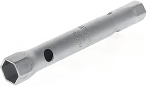 GEDORE Double Tubular Wrench, 13 + 17 mm, Hexagon, 150 mm Long, Tool for Nuts and Screws, Car, 26 R 13 x 17, Chrome-Plated Steel