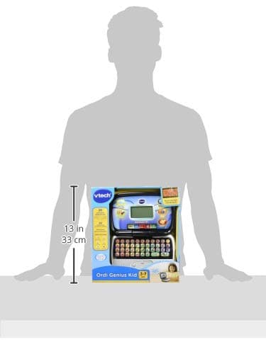VTech - Black Genius Kid's Ordi, Children's Computer with Backlit Screen, 20 Evolutionary Activities and Games, Educational Toy, Gift for Children from 3 to 7 Years - English Content - Image 7