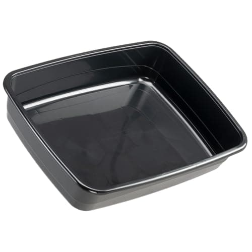 Ferplast Bac Litiere pour Chat, Maison de toilette pour Chat, Litière pour Animaux de Compagnie, avec Bords Hauts, 49,5 x 64,5 x H 14,5 cm, NIP 30 Grande Litière pour Chat, Noir - Image 7