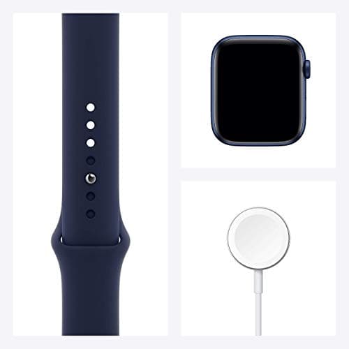 Apple Watch Series 6 (GPS + Cellular, 44MM) Blue Aluminium Case with Navy Blue Sport Strap (Refurbished) - Image 7
