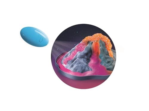 Clementoni | Science & Play – Volcanic Experiments for Children 8+ | Fluorescent Science Kit with UV Torch and Neon Pigment | Eruptive Volcano Creation | Chemistry Geology Educational Activity - Image 5