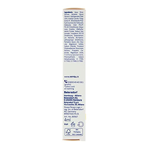 NIVEA Q10 Power 3in1 Eye Care Cushion 02 Nude 4 ml, crème contour des yeux colorée et hydratante, apprêt pour les yeux anti-âge avec coenzyme Q10, correcteur cernes lissant - Image 5