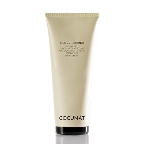 COCUNAT - Après-shampooing Rich - Cheveux Secs, Abîmés ou Colorés - Pointes Ouvertes- Sans Frisottis - Sans Silicone - Hydratation- Convient pour la Méthode Curly - Démêle Instantanément- 200 ml - Image 2