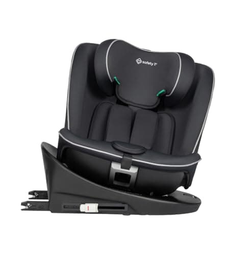 Safety 1st Saturn 360 i-Size, 360° Swivel Car Seat, 0-12 Years (40-150 cm), ISOFIX, Baby Car Seat, FlexiSpin Rotation, 5 Tilt Positions, 12 Headrest Positions, Black - Image 3