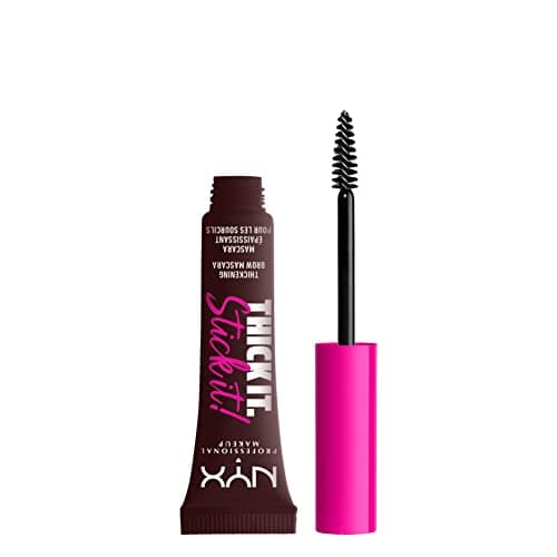 NYX Professional Makeup Thick It. Stick It! Mascara Sourcils, Résultat Teinté & Densifié 16h, Espresso - Image 3