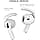 AhaStyle Eartips for AirPods 4th Generation (2024) 【Storage Pouch Added】3 Pairs S/M/L Silicone Non-slip Replacement Tips Compatible with Apple AirPods 4th Gen (White) - Image 6