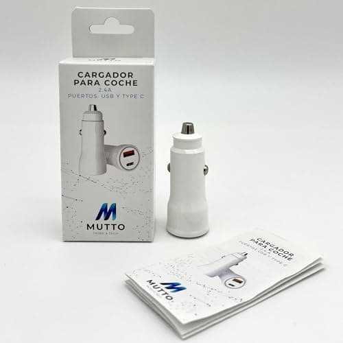 MUTTO Mini USB C Car Charger, 2 Pack USB C Cable + 2 USB Type C and USB Car Charger Adapter Dual Port QC3.0/2.4A for iPhone 15 Samsung iPad Mobile Phone - Image 7