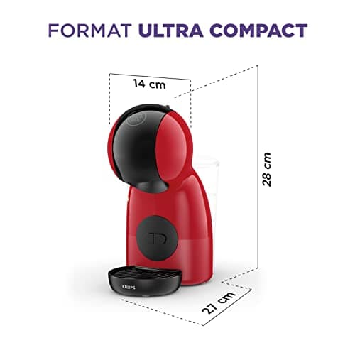 Nescafé Dolce Gusto Krups Coffee Capsule Maker, Pressure 15 Bars, Coffee Pods, Cold or Hot Multi-Drinks, Intuitive, Compact, Fashion, Piccolo XS Rouge KP1A3510 - Image 7