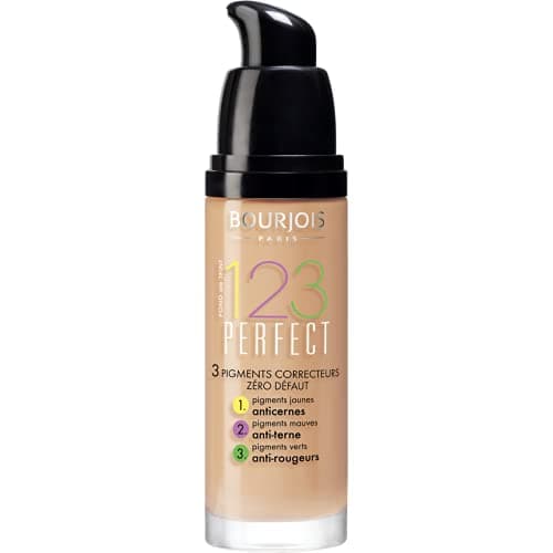 Bourjois - Foundation 1.2.3 Perfect - 3 in 1: Concealer, Anti-Dullness and Anti-Redness - Semi-Matte Finish - Anti-Shine and Moisturizing Formula - 53 Light Beige 30 ml - Image 4
