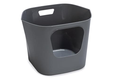 Karlie 522869 Lotus Eco Litter Tray, L 54.4 x W 43.9 x H 40.5 cm, Grey - Image 5