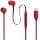 JBL Tune 310C Hi-Res Wired Earbuds, Pure Bass JBL Sound, USB-C Connection, Tangle-Free Flat Cable, Three Key Remote Control with Microphone, Red - Image 4