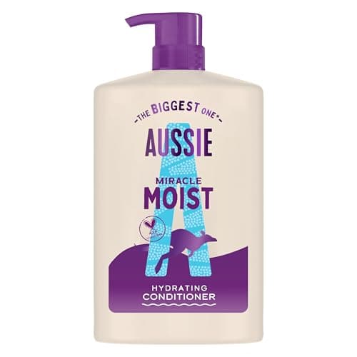Aussie Miracle Moist Detangling Conditioner 1000ml, Moisturizing Formula to Revitalize and Restore Dry and Fragile Hair, Vegan - Image 2