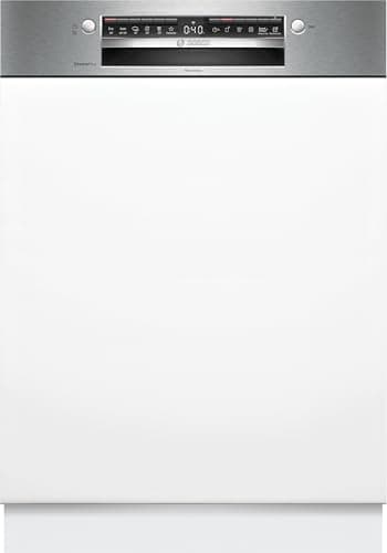 Bosch SMI4HCS07E, Series 4, Dishwasher 60 cm, Built-In with Headband, Brushed steel - Image 2