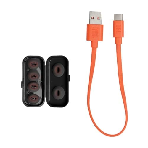 JBL Tune Flex Ghost Edition, Écouteurs sans fil Bluetooth, Son Pure Bass JBL, Réduction de Bruit Active et Smart Ambient, jusqu'à 32h d'autonomie, 4 micros et résistance IPX4, Black Ghost - Image 7