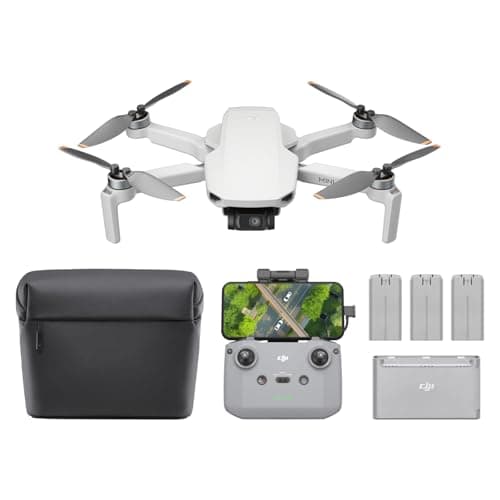 DJI Bundle Fly More Mini 4K, Camera Drone 4K UHD, Less than 249g, Video Transmission over 10km, Auto Return, Three Batteries, Flight Time max. 93 min, C0, QuickShots - Image 2