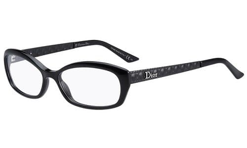 Dior Montures de lunettes Pour Femme CD3222 / Timeless Cannage - ACZ: Black - 55mm - Image 1