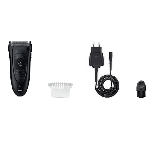 Braun Men's Razor Series 1 Electric Shaver with Long Hair Clipper Electric Shaver 170s Black Valentine's Day Gift - Image 6
