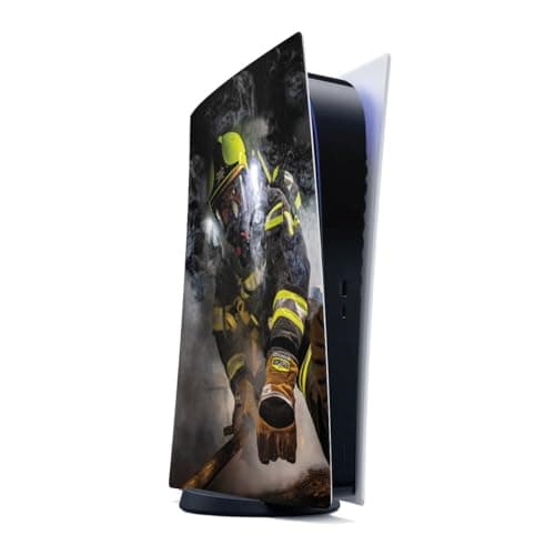 Sticker Compatible with Sony Playstation 5 Digital Edition Sticker Film Sticker Firefighters Fire Brigade - Image 2
