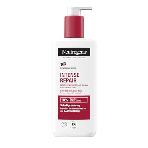Neutrogena Intense Repair CICA Glycerin & Centella Asiatica Moisturizing Body Balm, Non-Greasy Body Lotion for Rough and Very Dry Skin (250ml) - Image 3