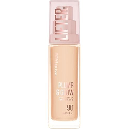 Maybelline New York Lifter Plump & Glow - Foundation - Plumps & Brightens Instantly - Even, Lifted & Radiant Finish - Shade 90-30 ml - Image 2