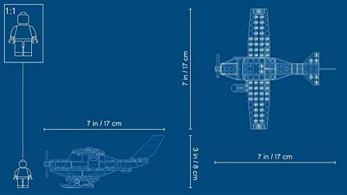 Bonbell LEGO City Mail Plane 60250 Pretend Play Toy, Fun Building Set for Kids, New 2020 (74 Pieces) - Image 7