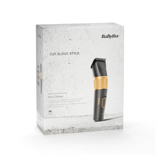BaByliss - E987E - Tondeuse cheveux Graphite Precision - Lame en graphite ultra-durable - Utilisation avec ou sans fil - 26 hauteurs de coupe et 8 sabots cheveux - Rapidité et efficacité de coupe. - Image 4