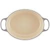 Le Creuset Signature Oval Enamelled Cast Iron Casserole Dish, 31 cm - Flint - Image 4