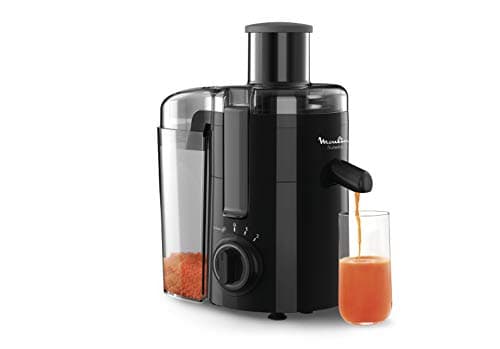 Moulinex Frutelia Plus JU370810 Juicer, 950 ml, 350 W, 2 Speed, 6 cm Mouth, Stainless Steel Filter, Compact, Homemade Fruit and Vegetable Juice, Black - Image 2