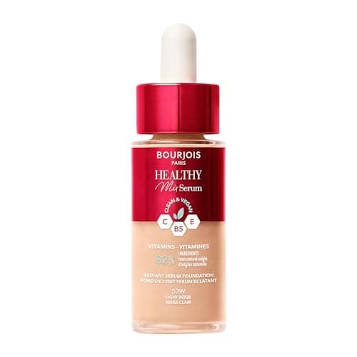 Bourjois Healthy Mix Clean fond de teint sérum - 55N - Beige profond, 30 ml - Image 3